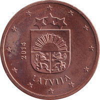 5 eurocents - Latvia