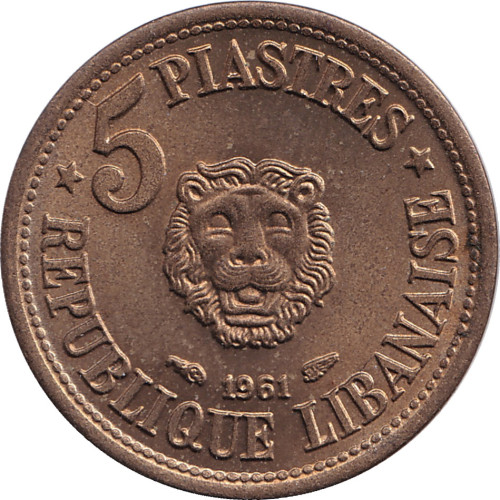 5 piastres - Lebanon