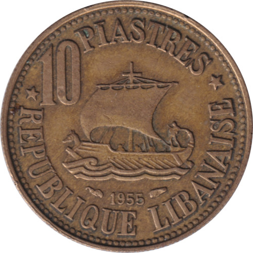 10 piastres - Lebanon