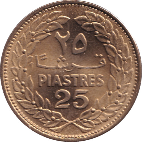 25 piastres - Liban