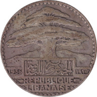 25 piastres - Lebanon