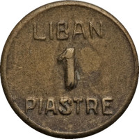 1 piastre - Liban