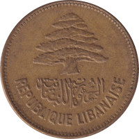 25 piastres - Liban