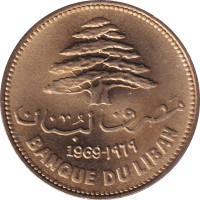 25 piastres - Liban