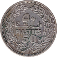 50 piastres - Lebanon