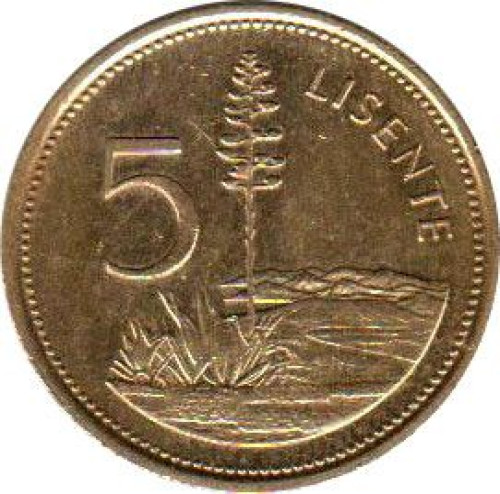 5 lisente - Lesotho