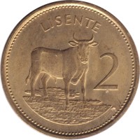 2 lisente - Lesotho