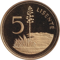 5 lisente - Lesotho