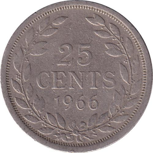 25 cents - Libéria