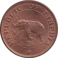 1 cent - Liberia