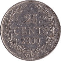 25 cents - Liberia