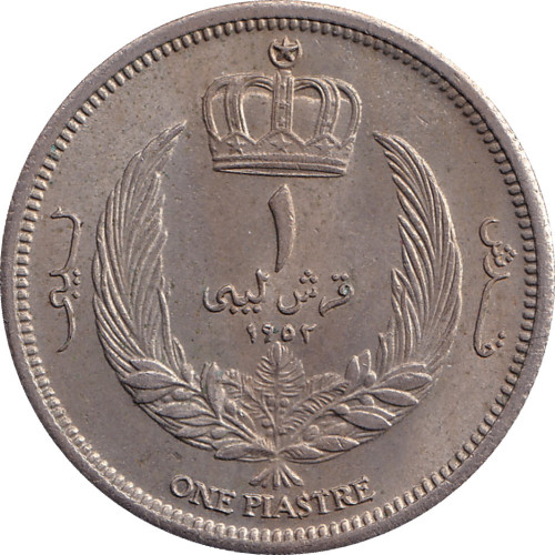 1 piastre - Libya