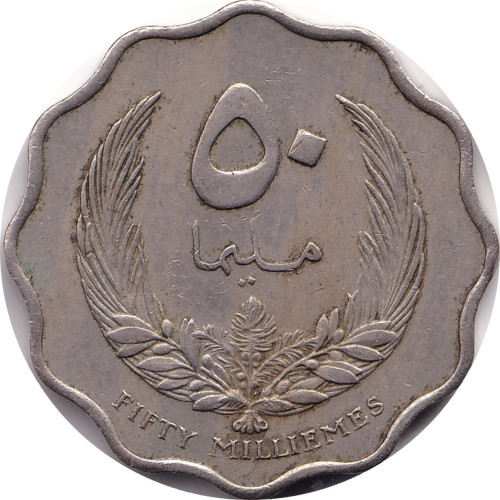 50 milliemes - Libya