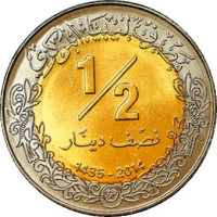 1/2 dinar - Libya