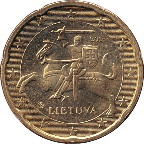 20 eurocents - Lithuania