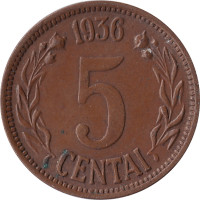 5 centai - Lithuania