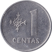 1 centas - Lithuania