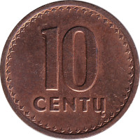 10 centu - Lituanie