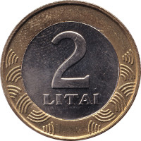 2 litai - Lituanie