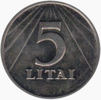 5 litai - Lithuania