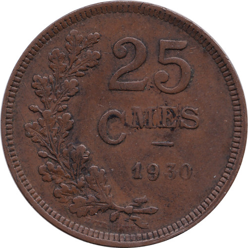 25 centimes - Luxembourg