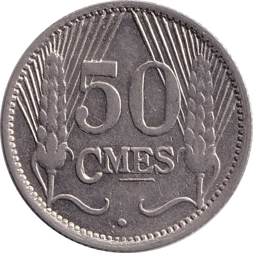 50 centimes - Luxembourg