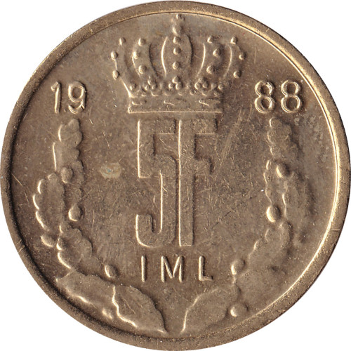 5 francs - Luxembourg