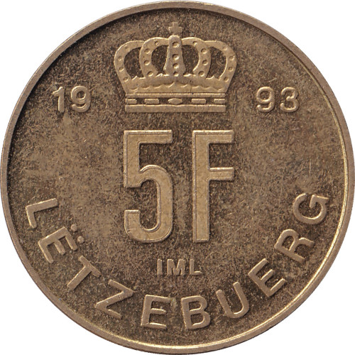 5 francs - Luxembourg