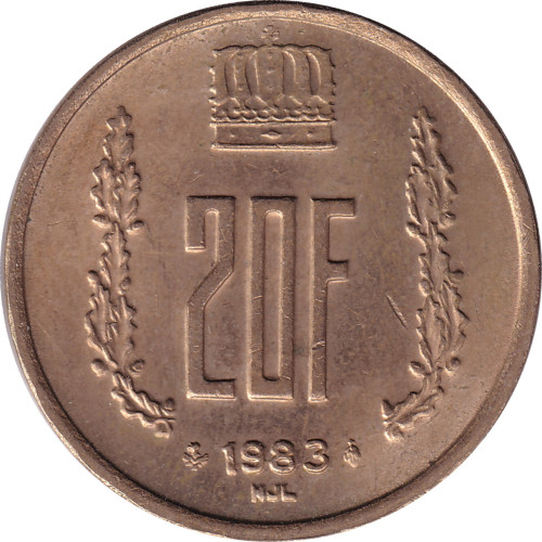 20 francs - Luxembourg