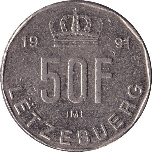 50 francs - Luxembourg