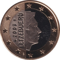 1 euro - Luxembourg