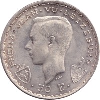 50 francs - Luxembourg