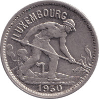 50 centimes - Luxembourg