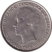 5 francs - Luxembourg