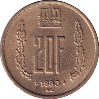 20 francs - Luxembourg