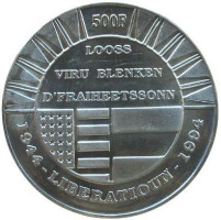 500 francs - Luxembourg