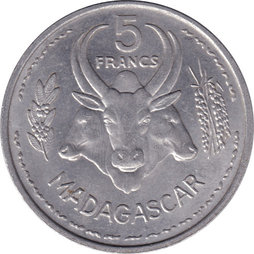 5 francs - Madagascar