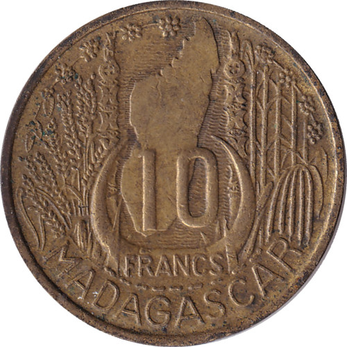 10 francs - Madagascar