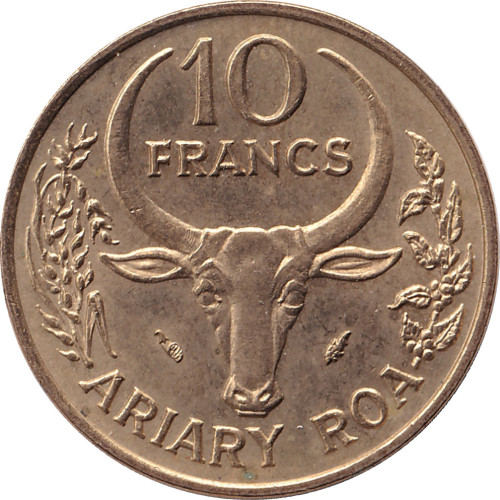 10 francs - Madagascar