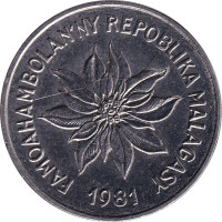 2 francs - Madagascar