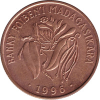 10 francs - Madagascar