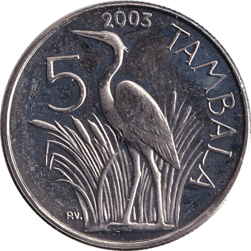 5 tambala - Malawi