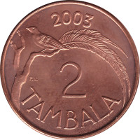 2 tambala - Malawi