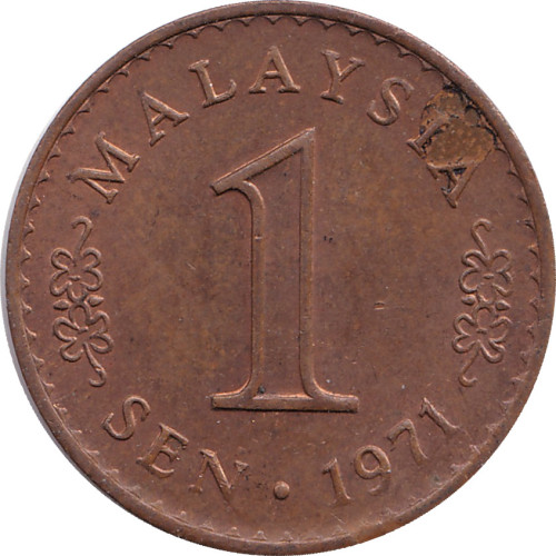 1 sen - Malaysia