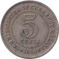 5 cents - Malaisie