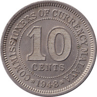 10 cents - Malaysia