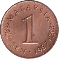 1 sen - Malaysia