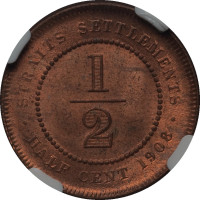 1/2 cent - Malaisie