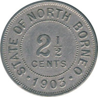 2 1/2 cents - Malaysia