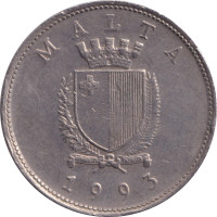 25 cents - Malte